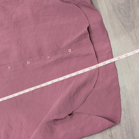 ZARA Lilac/Mauve Oversized Button-Down Shirt Size XS - Picture 11 of 11